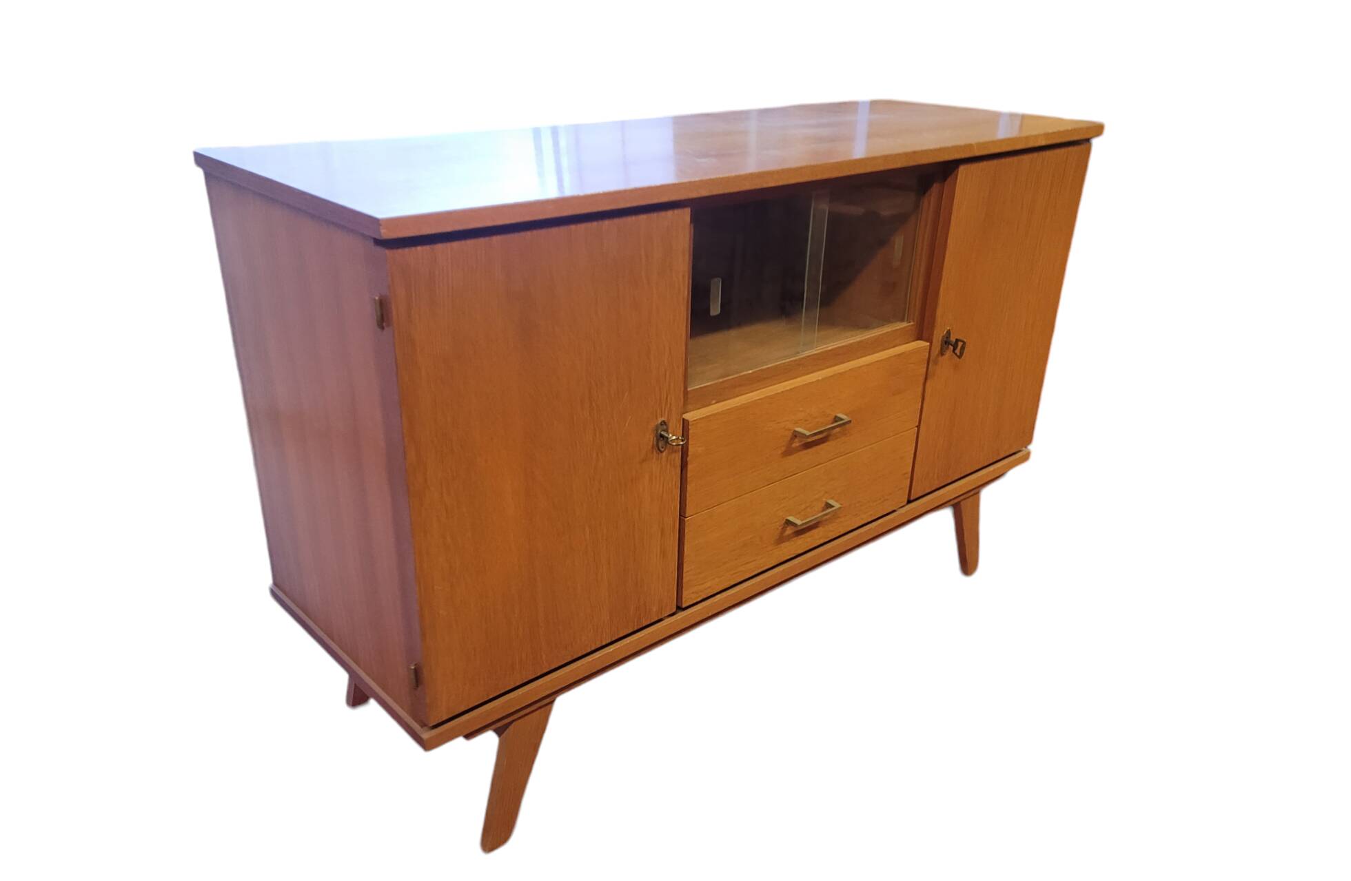 Vintage 60s oak sideboard