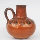 Gerhard Bauer Design Hand painted ceramic jug  18cm tall