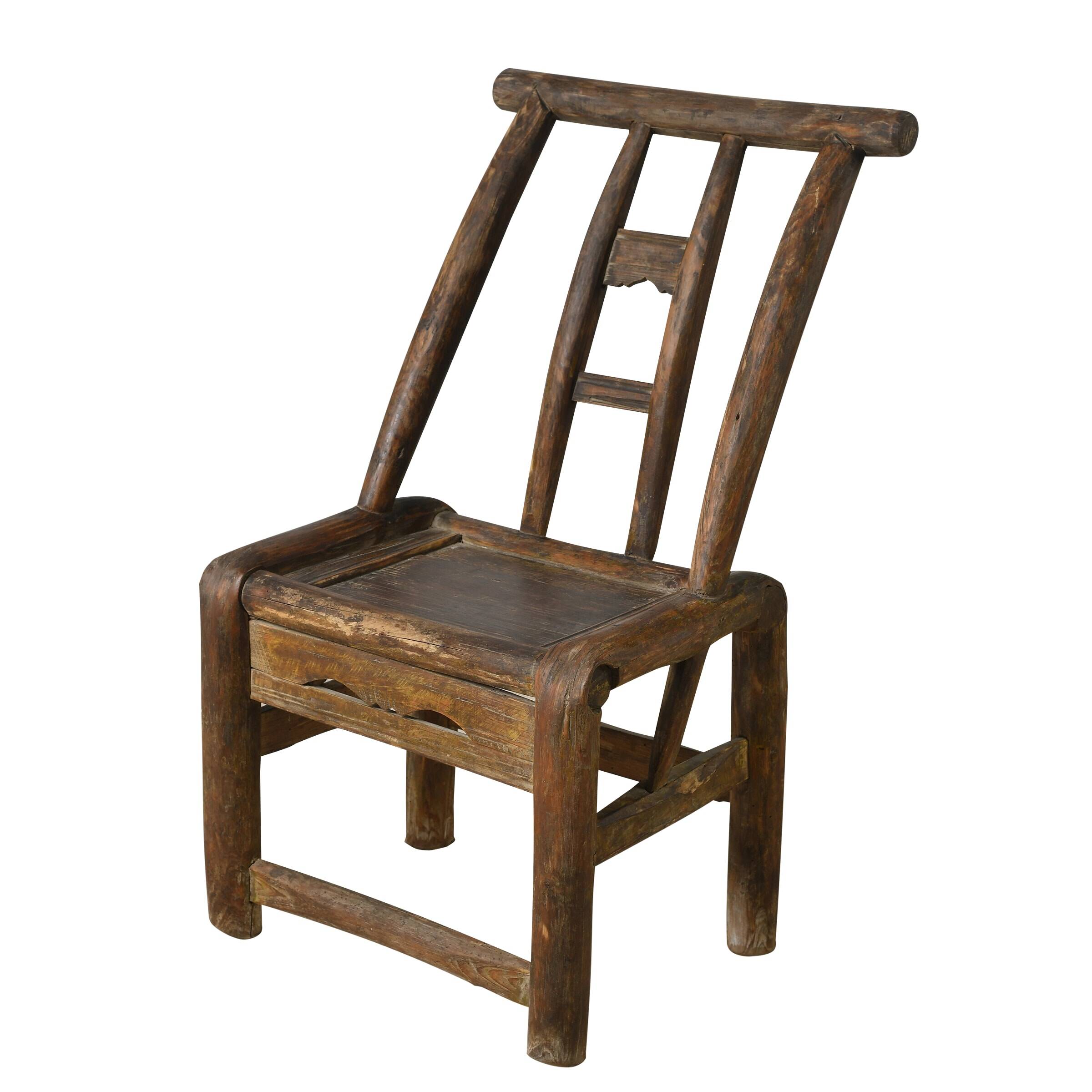 Haizi – Antique Chinese children's chair in willow no. 6