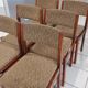 Suite of 6 vintage Baumann dining chairs 1970