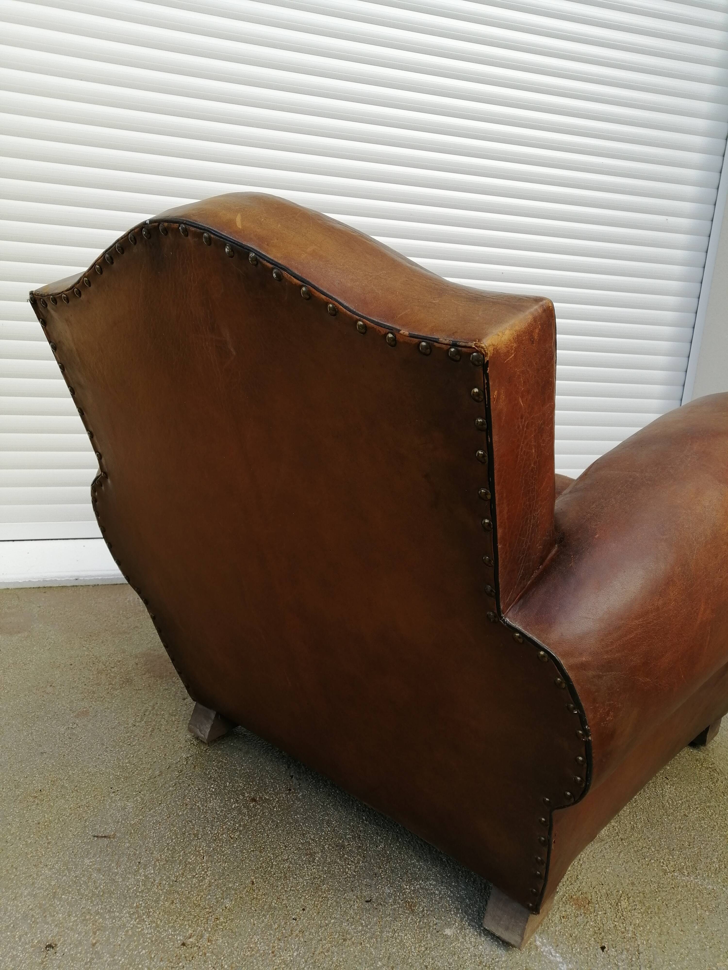 Moustache club armchair
