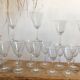 Chiseled glass and carafes
