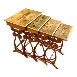 tables gigognes Art nouveau,