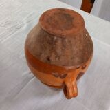 Varnished terracotta pot