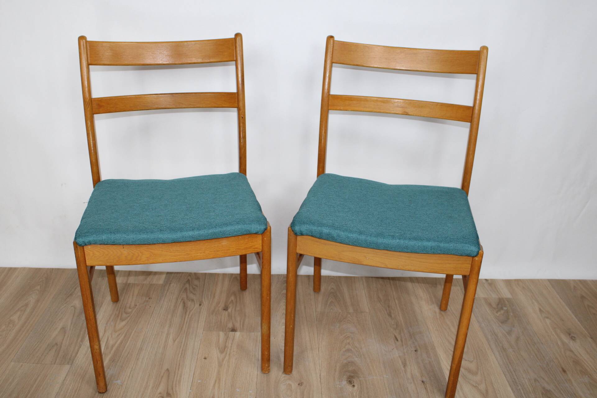 Pair of teak chairs, 1960s