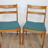Pair of teak chairs, 1960s