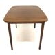 Scandinavian walnut dining table, Sweden, 1960s
