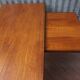 Table basse extensible teck rétro années 1960