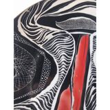 Hanna Modrzewska Nowosielska, decorative plate, 1960s.