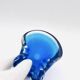 Vide-Poche Murano Sommerso Dégradé Bleu Polylobé 12cm 512g Design