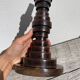 Art Deco Turned Wood Lamp Base