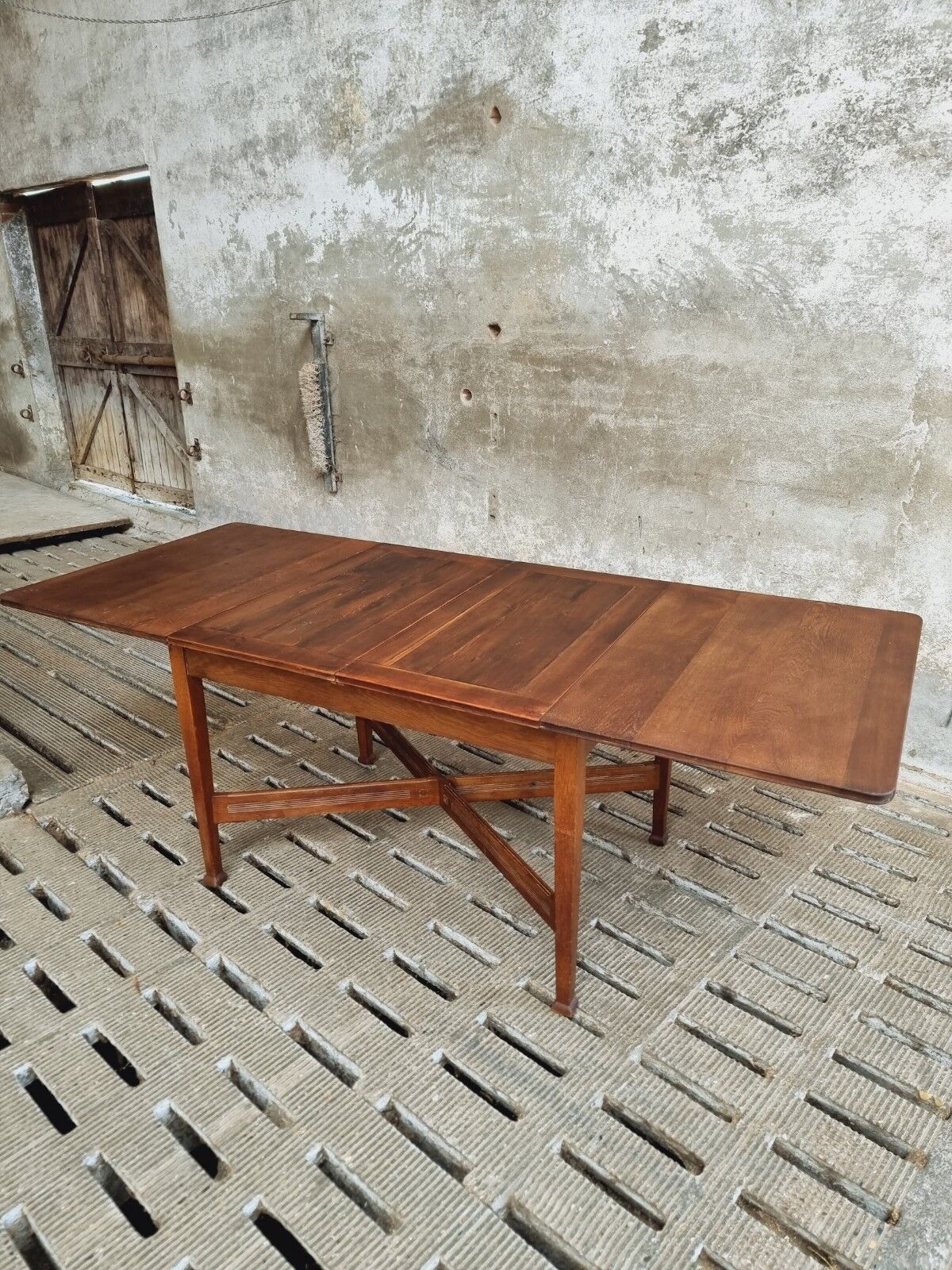Antique extendable table dining table oak
