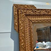 Miroir Bois et Stuk doré 19 ème