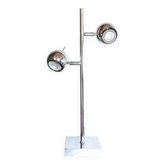 Lampe eyeball chromée à poser Seylumiere Modèle Hary