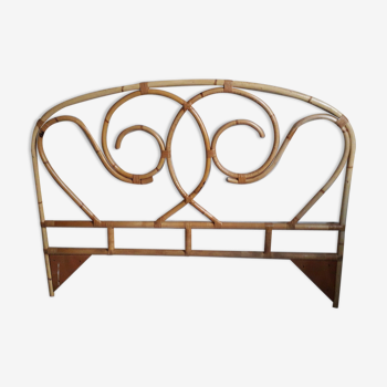 Rattan headboard