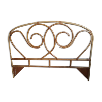 Rattan headboard