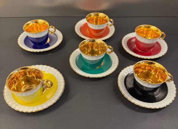 Service à café Bernardaud , Limoges 1920