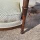 Armchair empire bergere in dark walnut from the XIXth century