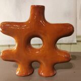 Moroccan ethnic ceramic vase