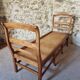 Antique Cherry Bench – Rustic French Daybed