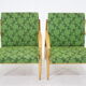 Pair of beech armchairs by ton ,czechoslovakia, 1960