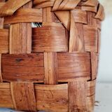 Vintage basket in natural fibers