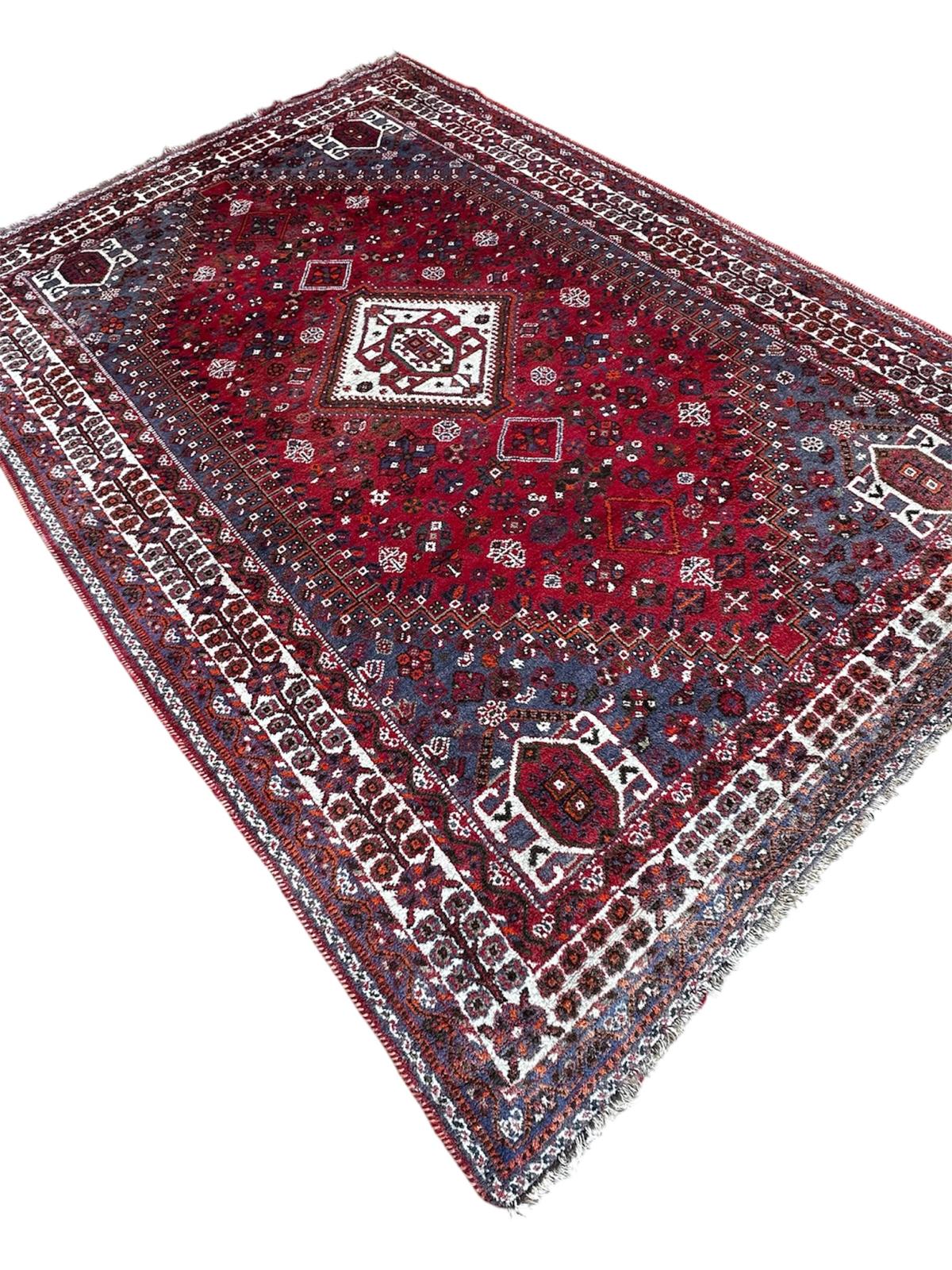 Handmade Persian Shiraz carpet 2m x 3m