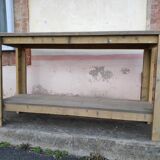 brutalist style console
