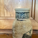 Vase with a bull by Jacques Blin