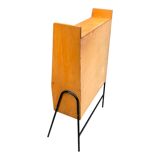Vintage 1950s asymmetrical wall-mounted secretary desk