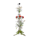 Floor lamp bouquet of summer flowers