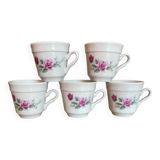 Set 5 tasses à café