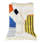 Tapis beni ouraine tissé main artisanal taille 150 x 250 cm