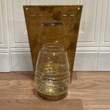 Pair of Scandinavian design candle holders from the 1960s.