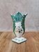 Small earthenware vase signed Figas – hand-painted floral decoration