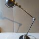 Workshop lamp Jieldé 2 industrial arm patina graphite rifle barrel