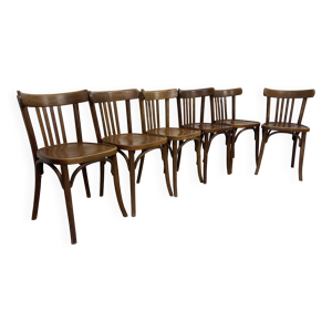 Série de 6 chaises bistrot