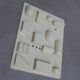 Vintage plastic wall rack, storage system