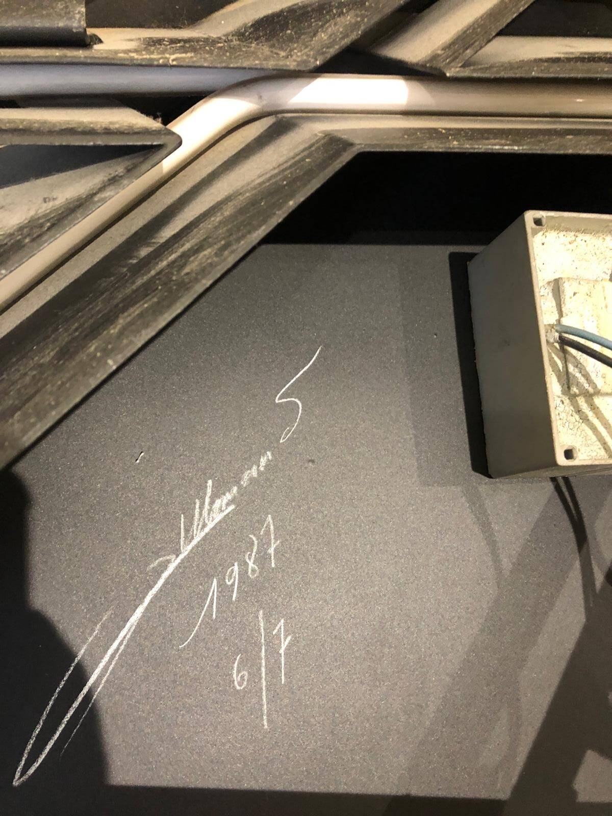 Jean Allemand (-1948), Wall light - signed, numbered, dated 1987