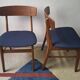Mid century pair of Danish teak dining chairs, 1960s