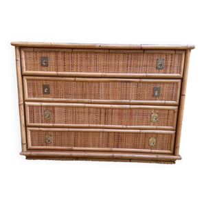 Commode en bambou et - dal