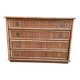 Commode en bambou et rotin Dal Vera