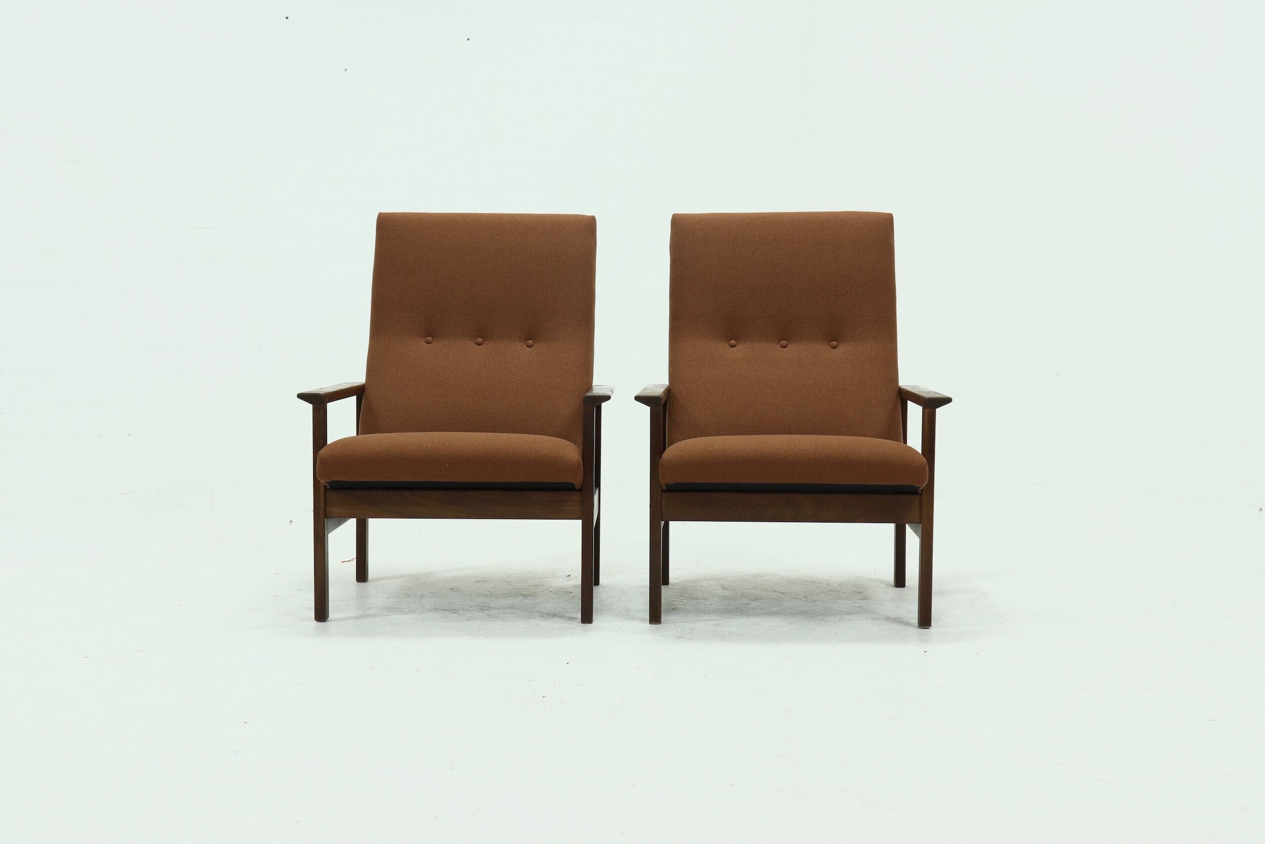 Set of 2 Pastoe FU06 Armchairs by Yngve Ekström 1960s
