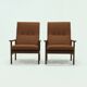 Set of 2 Pastoe FU06 Armchairs by Yngve Ekström 1960s