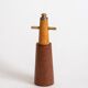 Pepper mill in the shape of a lighthouse or stylized Viking, Denmark, 1960s
