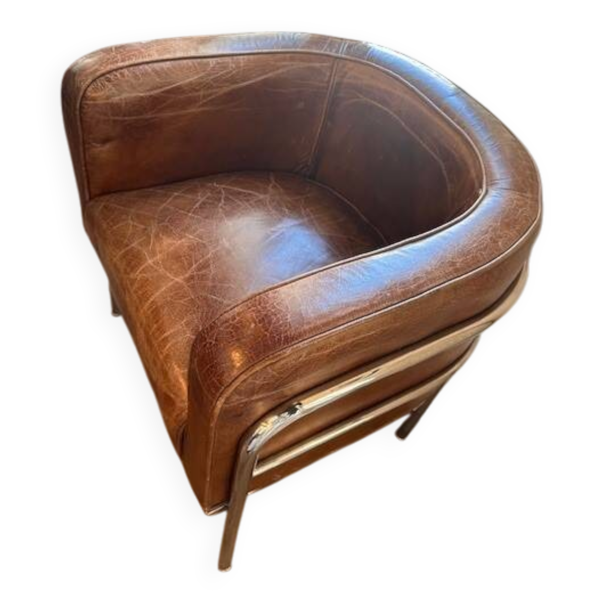 Leather armchair
