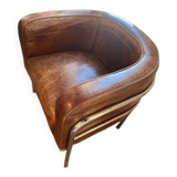 Leather armchair