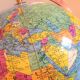 Globe in cardboard Girard and Barrere / vintage years 50-60