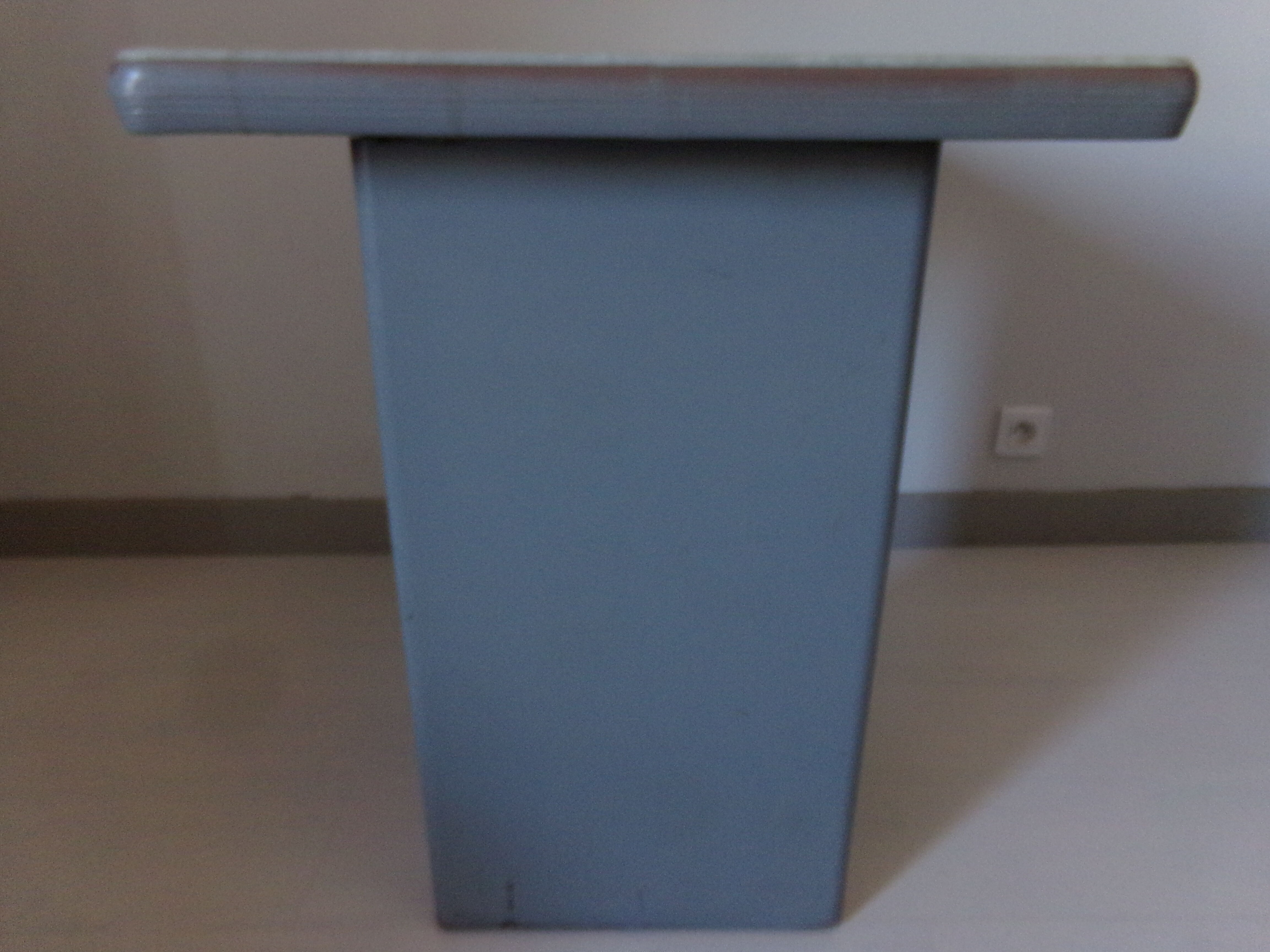 Steel industrial desk