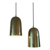 Pendants en laiton danois vintage - ensemble de 2